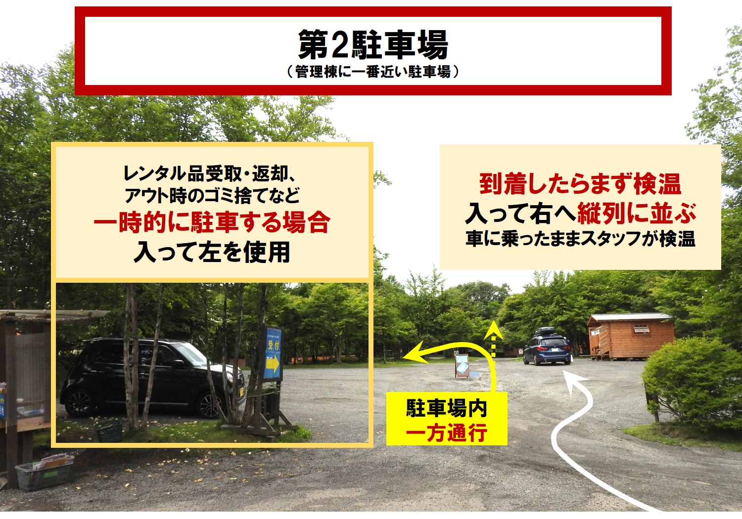 初めて来る人へ 受付の流れ 基本的なサービスまとめ 北軽井沢スウィートグラス21年夏版 百年press