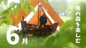 新緑～初夏：煌めく雨の森を楽しもう！6月キャンプの楽しみ方